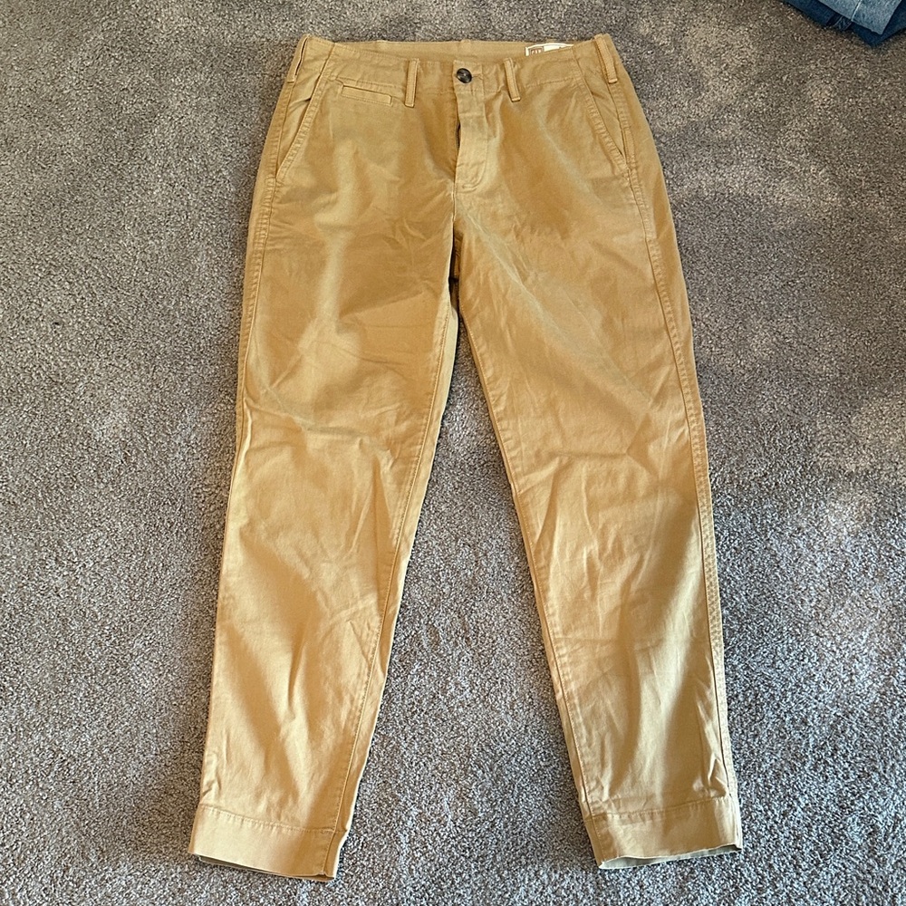 Gap Straight Khakis Chino’s Uniform Pants Size 0 Regular